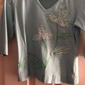 Embroidered top